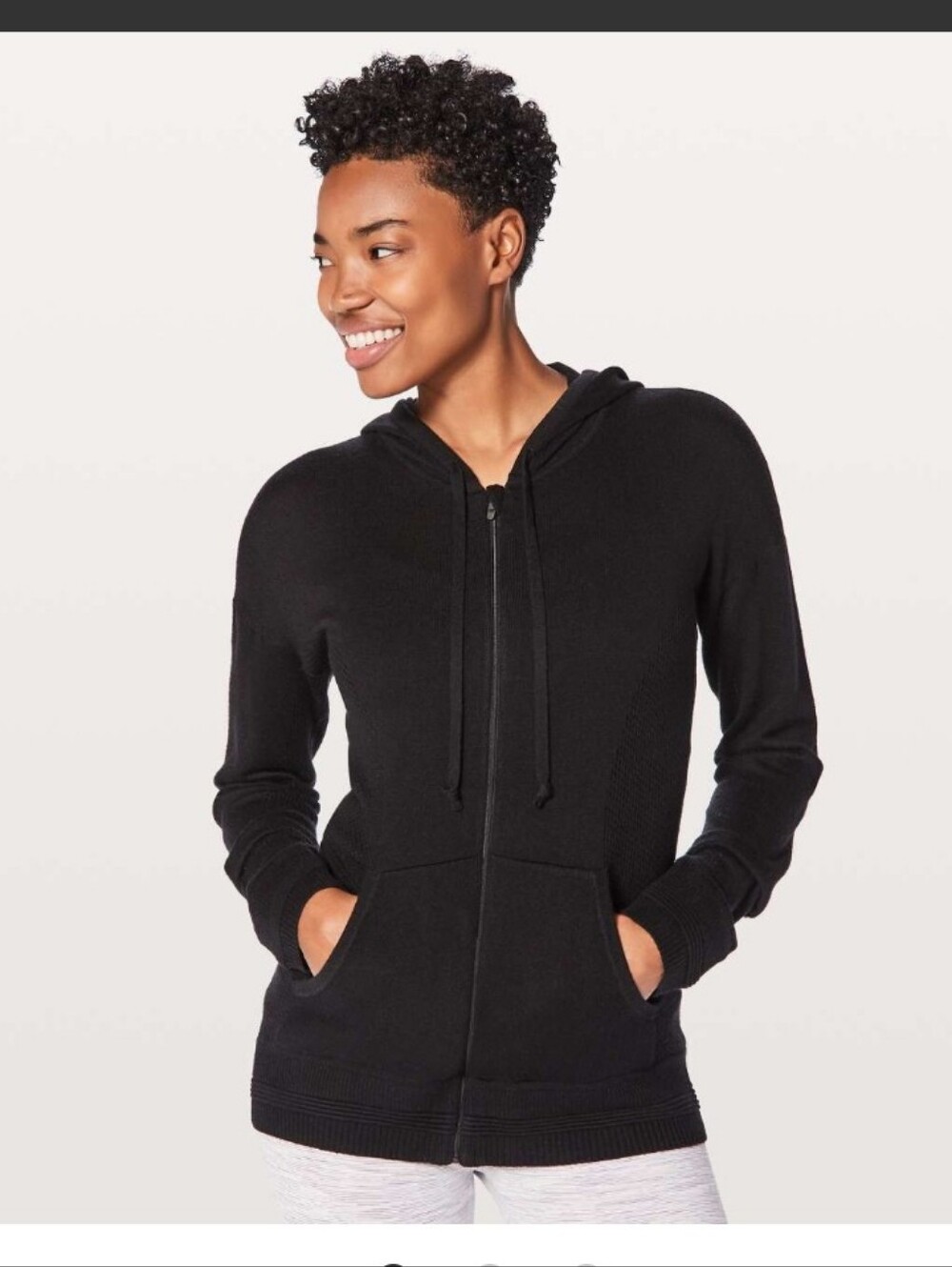 LULULEMON wake Up & Go Zip Up Sweater
